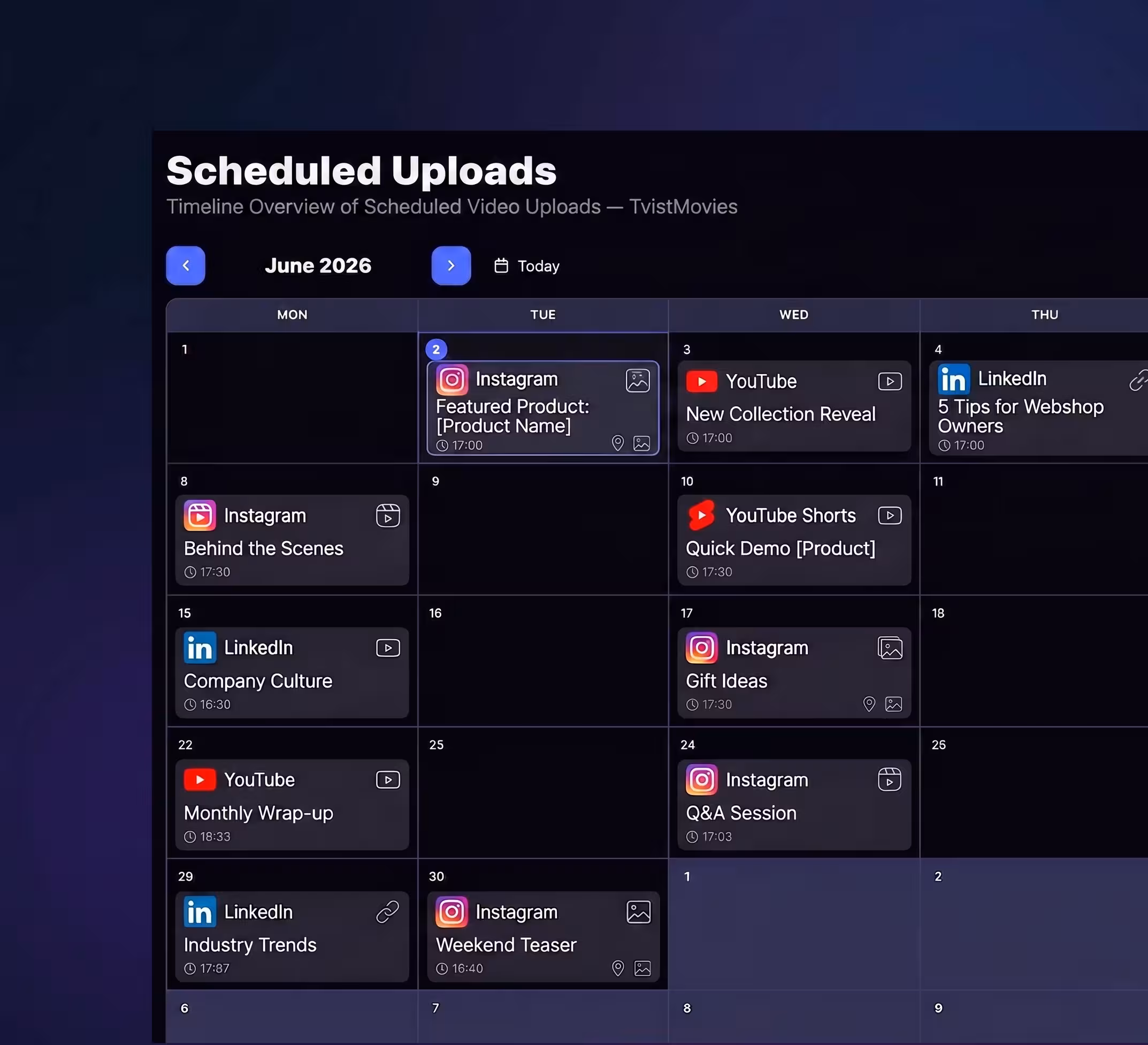Automatic Scheduling